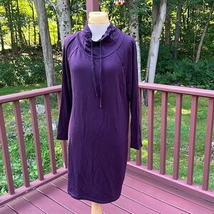New! Loft outlet medium eggplant lounge dress.
